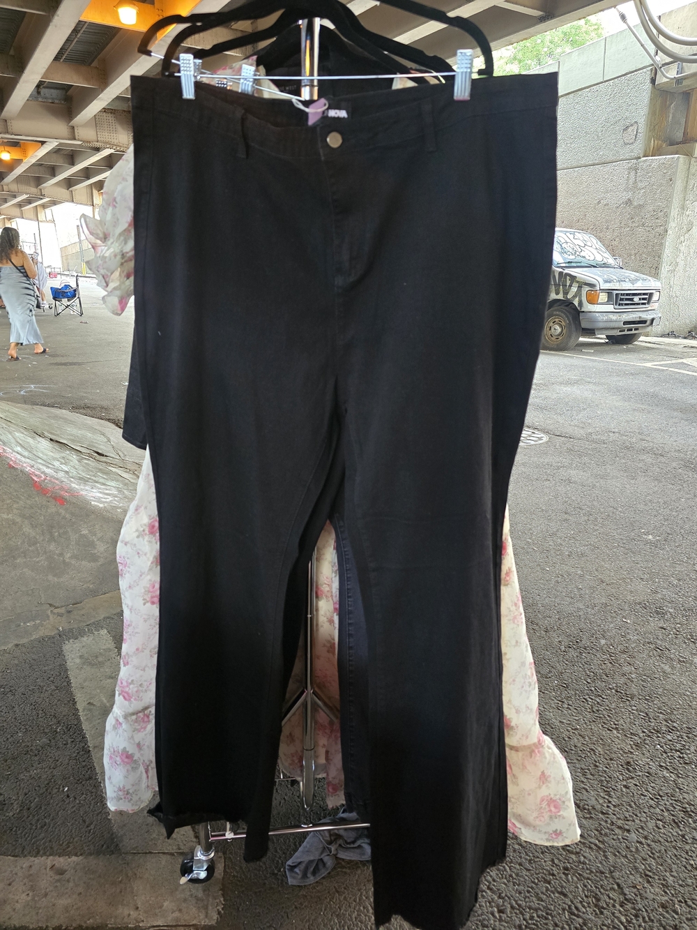 Fashion Nova Black Flare Jeans